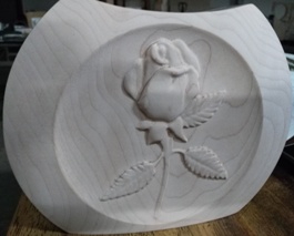 Engraving on Maple